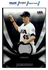 2010 BOWMAN STERLING BRIAN JOHNSON USAR-30 USA RELICS MCG 10 18U NATIONAL TEAM picture