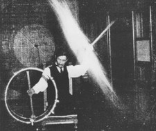 Nikola Tesla :  Experimenting : 1899 : Archival Quality Art Print picture