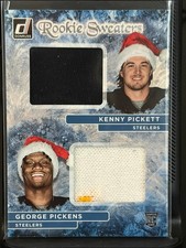 2022 Donruss - Rookie Holiday Sweater Dual Kenny Pickett, George Pickens #RHD-5 picture