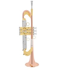 Heavy Weighted Double-Braced Cupronickel Professional Bb Trumpet With Case picture
