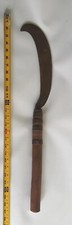 Antique Sword MORO Philippines Forged SOUTHEAST Hand Made AXE PANABAS Farm Tool picture