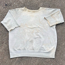 True vintage 1950s Penny’s grey sweatshirt with insanely big measurements, 29x28 picture