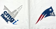 Rare 2002 pre-Gillette NE Patriots & CMGI Field logo Cocktail Napkins.  Unused. picture