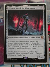 Magic The Gathering - Ultron, Artificial Malevolence MSH-344 Normal Mythic Rare picture