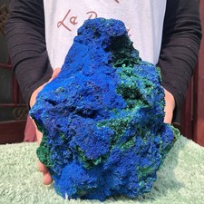 11.4LB Natural Azurite/Malachite quartz crystal mineral specimen Healing picture