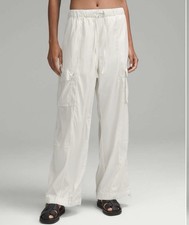 NWT Lululemon Lightweight Adjustable Mid Rise Cargo Pant Bone Size M LW5GD9S NEW picture