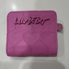 Luv Betsey,  Pink Heart 🩷 Bifold Wallet w/zip coin pocket & ID Window. picture
