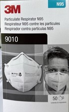 3M 9010 N95 Particulate Respirator Dust Mask - 50 Pieces picture