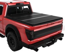 5.5FT Hard Tri-Fold Tonneau Cover  Truck Bed Fit for 2015-2024 F150,BlackB00DWKE picture