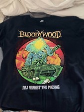 Vtg Bloodywood Band World Tour Cotton Black T Shirt All Size For Men CM195 picture