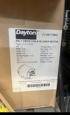 Dayton 6K778BG Belt Drive Fan/Blower Motor 1/3HP 115V 1725RPM ODP Base picture