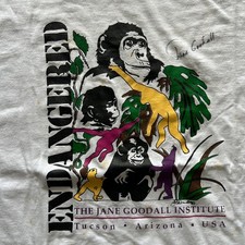 The Jane Goodall Institute Tee Shirt Classic White Unisex S-5XL 1T0097 picture