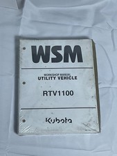 Genuine Kubota RTV1100 WSM Workshop Service Repair Manual OEM Factory Sealed picture