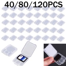 40/80/120 Pcs Case Holder for Micro SD SDHC Memory Card Box Storage Hard Plastic picture