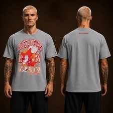 Tampa Bay Buccaneers Captain Hook Disney Champion NFL Go Bucs Two Sided T-Shirt picture