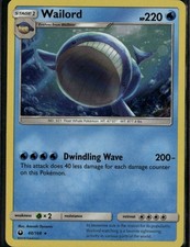 Wailord Cosmos Holo Promo Blister Exclusives 040/168 Water Holo Pokemon Card picture