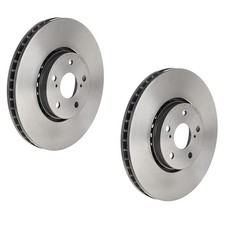 Brembo Pair Set of 2 Front Vented 319mm Disc Brake Rotors for Lexus RX330 RX350 picture