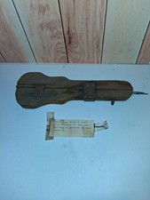 Antique 1800s–Early 1900s Handmade Rug Needle / Punch Needle Tool – Wood & Iron  picture