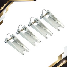 4 Set 2.5 Inch Hook Safety Latch Kit Metal Towing Hitch Replacement Silver picture