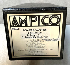 AMPICO PIANO ROLL ROMBERG WALTZES RECUT NR/MT P/B LESTER 69761 picture