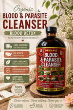 Organic Blood and Parasite Cleanser Detox Herbal Liquid Formula Natural Cleanser picture
