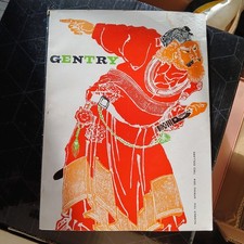 Vintage Gentry Magazine No 10 Spring 1954 Asian Graphic Cover Art Wear picture