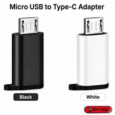 1pc USB Type-C to Micro USB Adapter Converter Female to Male for Xiaomi Samsung picture