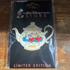 Disney Alice in Wonderland 75th Teapots Tweedledee Tweedledum Pin picture