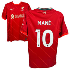 Sadio Mane Signed Liverpool FC Soccer Jersey #10 with Beckett COA picture