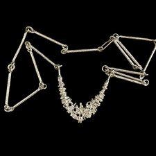Juhls Kautokeino Norway Scandinavian Sterling Silver Sami Necklace 20