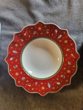 Villeroy & Boch Toy's Delight Red Deep Soup Plates 10.25
