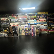 Huge LOT OF +107 VHS Action CBS Random Horror Action Cartoon Michael Jordan RARE picture