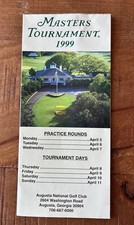 1999 Masters Information Guide - Augusta National Golf Club picture