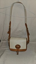 Dooney and Bourke Leather Shoulder Bag with matching wallet, Beige/Tan picture