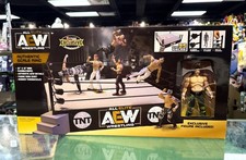 AEW All Elite Wrestling Authentic Scale Ring w/ Kenny Omega Figure New Jazwares picture