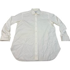 Brioni Bergdorf Goodman 16 41 Long Sleeve Dress Shirt French Cuff Made In Italy picture