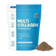 Multi Collagen Superblend Elevate Sealed Collagen Powder Chocolate Flavor,220g; picture