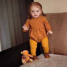 26In Big Size Reborn Toddler Doll Pippa Realistic Reborn Baby Dolls Toddler Girl picture