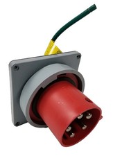 Leviton 5100B7WLEV 100A Pin and Sleeve Inlet 277/480 V 3-Phase 5W NEW picture