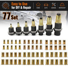 77PCS Carbon Steel Rivet Nut Tool Set, Rivet Nut Mandrel Set M3-M12 picture