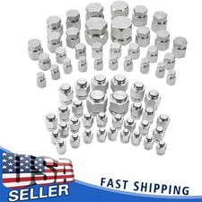 144PCS Hydraulic JIC 37 Degree and ORFS Flat Face Cap and Plug Assortment Kit, S picture