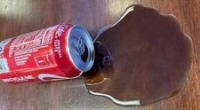 Faux Food Prop Spilled Cola Can New Joke - Gag picture