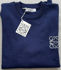 LOEWE MEN'S BLUE KNITWEAR T-SHIRT LARGE picture
