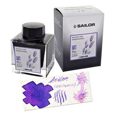 Sailor Manyo Bottled Ink for Fountain Pens in Nekoyanagi -Purple - 50 mL NEW picture