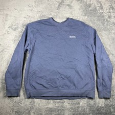 Columbia Sportswear Hart Mountain II Sweatshirt Mens XL Blue Fleece Lined Ribbed picture