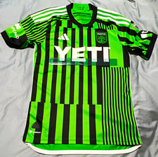 adidas Austin FC Driussi #10 Men’s S Soccer Jersey MLS Green Black picture