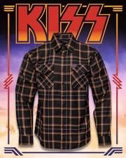 DIXXON KISS Destroyer Flannel Men's Limited Rock Band Collaboration Shirt picture