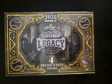 2025 Leaf Bronx Legacy Baseball Factory Sealed Hobby Box picture