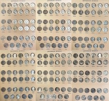1938-2014 COMPLETE JEFFERSON NICKEL SET 210 CHOICE UNC+PROOF COINS DANSCO ALBUM picture