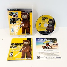 Naughty Bear: Double Trouble (Sony PlayStation 3, 2012) CIB w/Insert MINT CLEAN picture